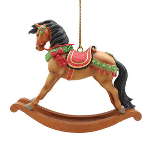 Trail of Painted Ponies Jingle Bell Rock Hanging Ornament, 2.5