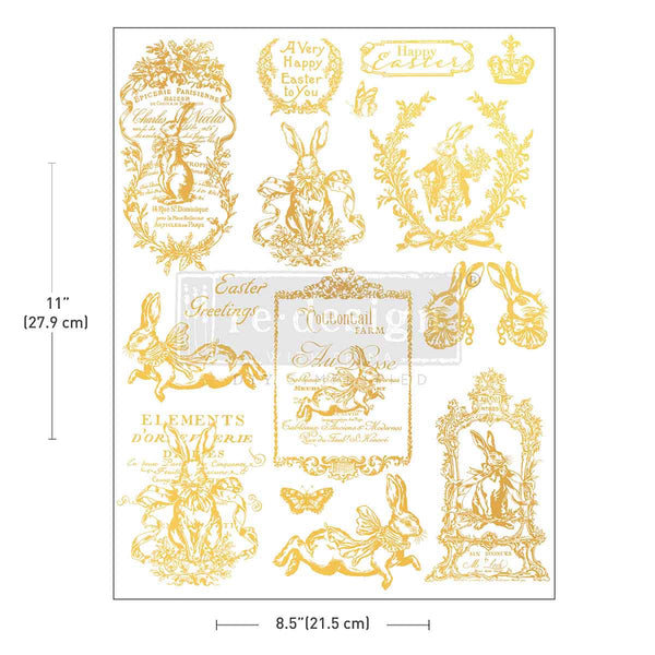 H2O Transfers Single Sheet Gold – Gilded Spring