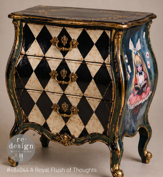 A2 Decoupage Fiber – A Royal Flush Of Thoughts