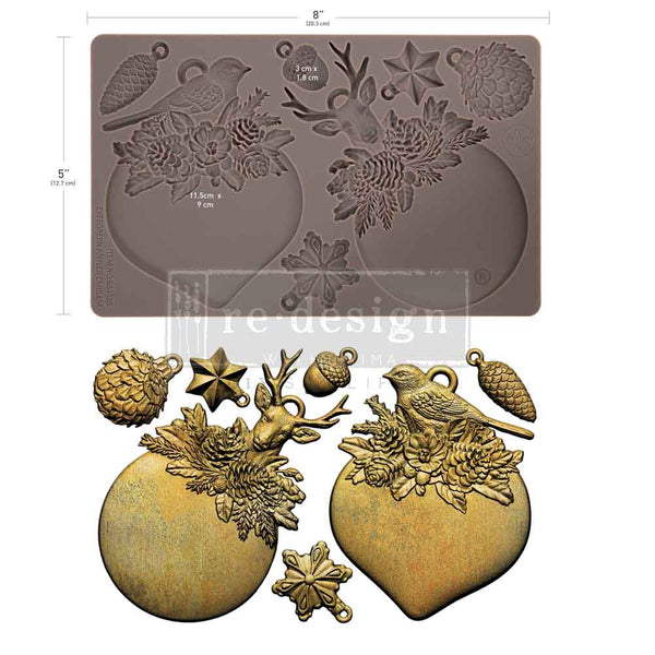 Decor Moulds® – Evergreen Antler Emblem