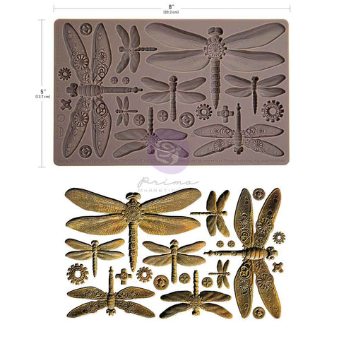 Finnabair Decor Moulds – Machine Dragonflies