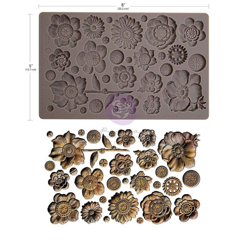 Finnabair Decor Moulds – Rusty Flowers