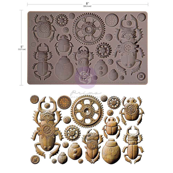 Finnabair Decor Moulds – Steampunk Beetles