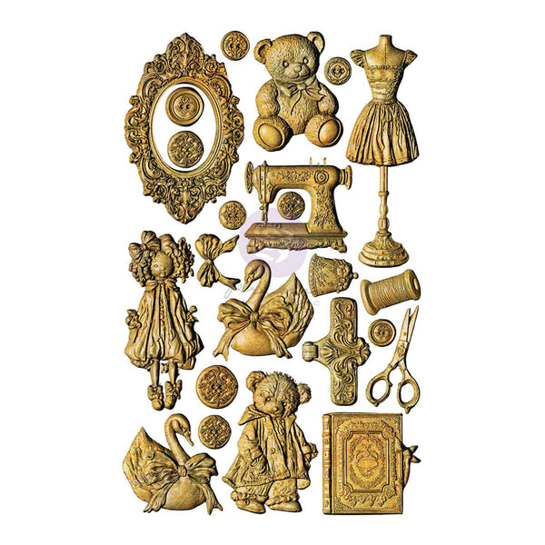 Buttons & Keepsakes Collection Decor Moulds