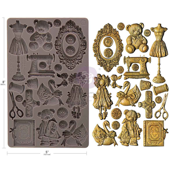 Buttons & Keepsakes Collection Decor Moulds