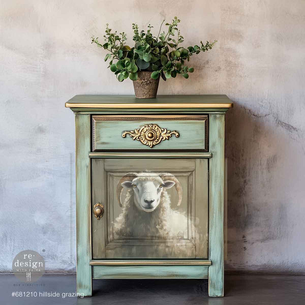 A3 Decoupage Fiber – Hillside Grazing