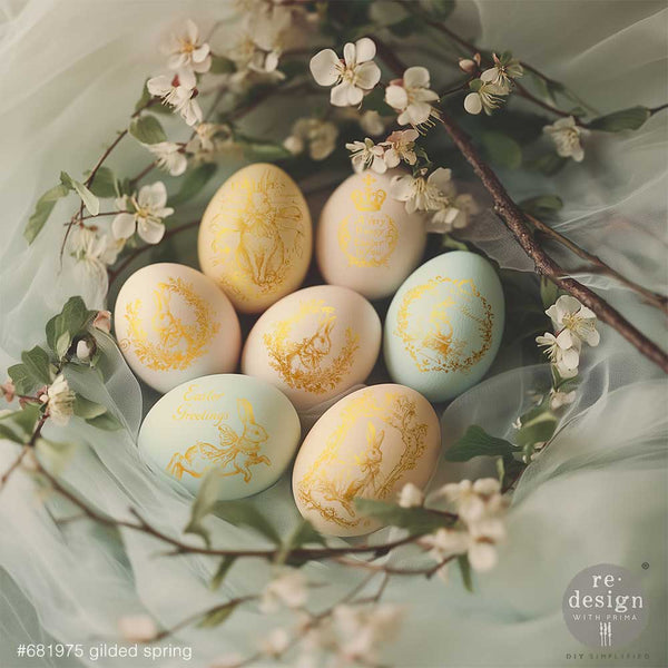 H2O Transfers Single Sheet Gold – Gilded Spring