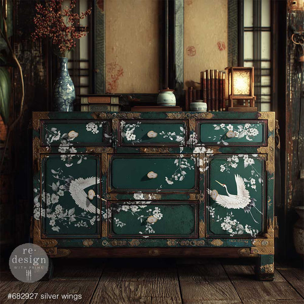 Decor Transfers – Silver Wings