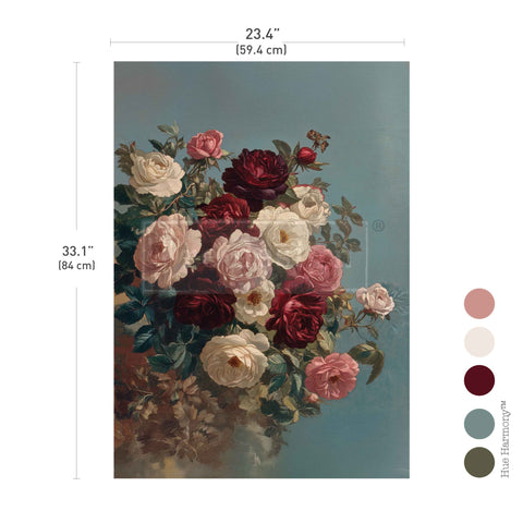 A1 Decoupage Fiber – Ethereal Rosebush