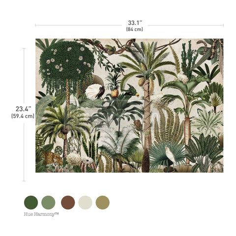 A1 Decoupage Fiber – Jungle Bloom