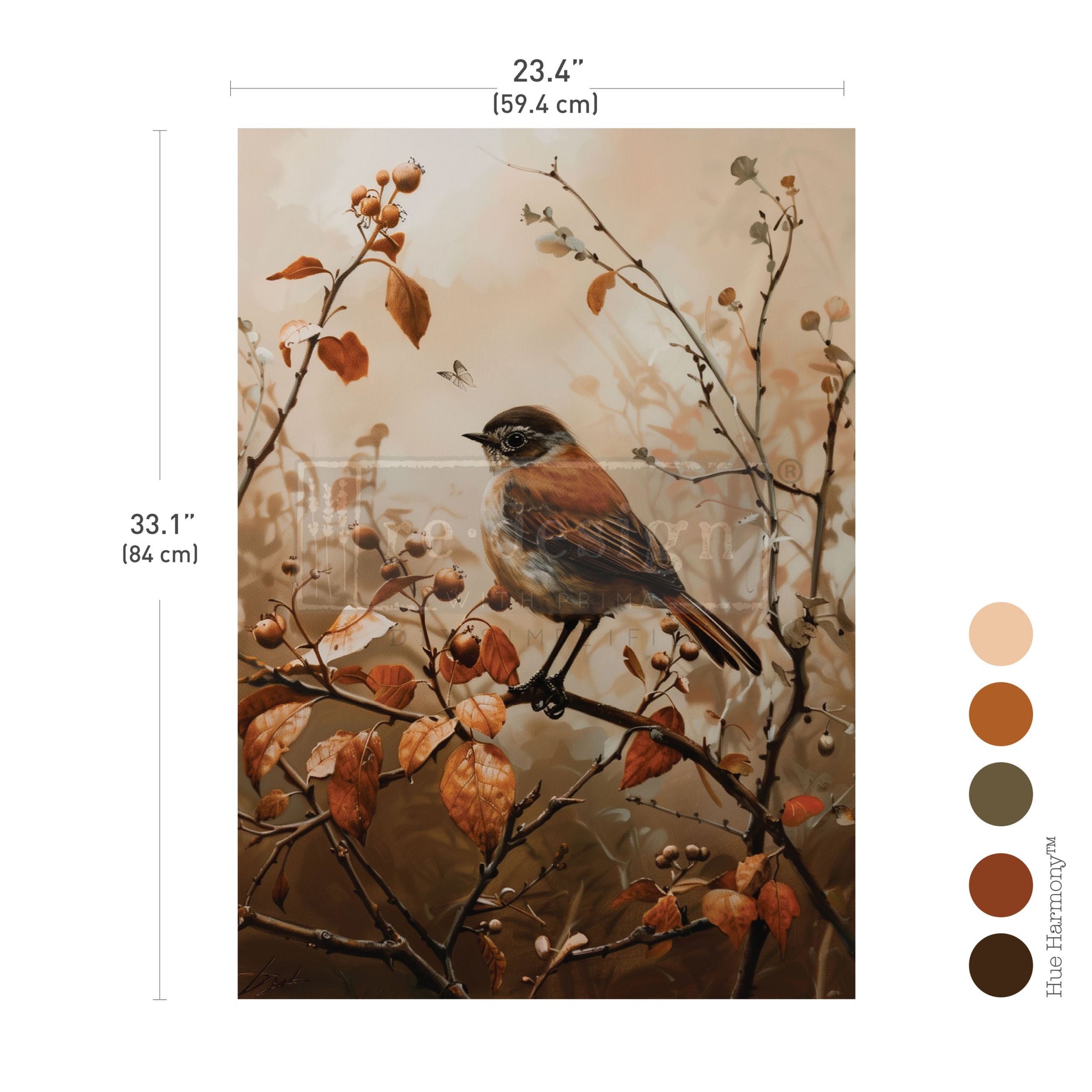 A1 Decoupage Fiber – Sunlit Songbird