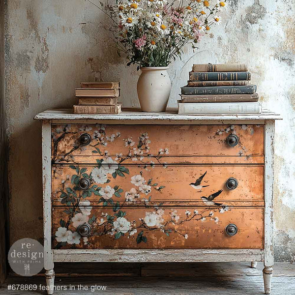 A1 Decoupage Fiber – Feathers In The Glow