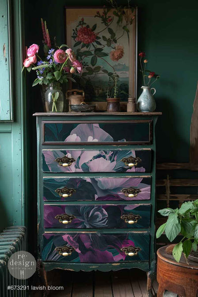 A1 Decoupage Fiber – Lavish Bloom – 1 sheet