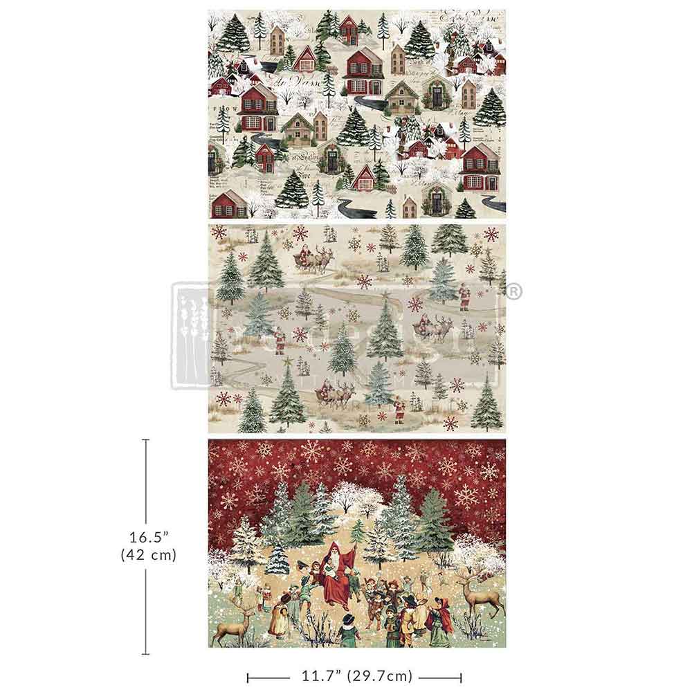 A3 Decoupage Fiber Pack – Whimsical Woodland