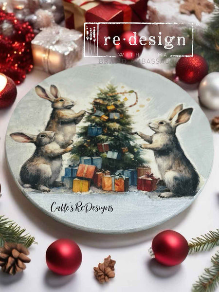 A3 DECOUPAGE FIBER PACK – BUNNY WONDERLAND