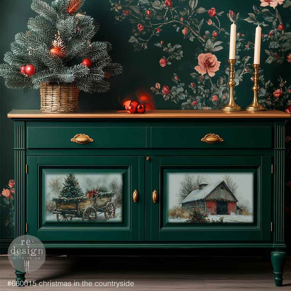A3 Decoupage Fiber Pack – Christmas In The Countryside