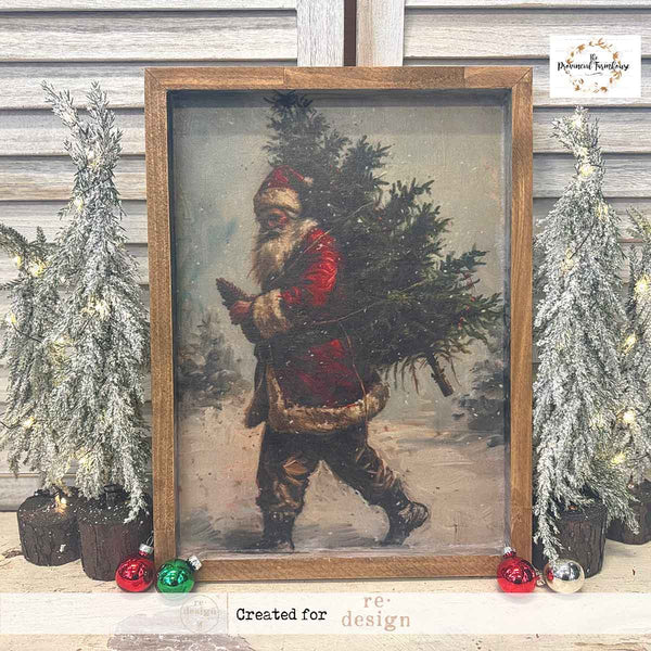 A3 Decoupage Fiber Pack – Santa’S Woodland Stroll