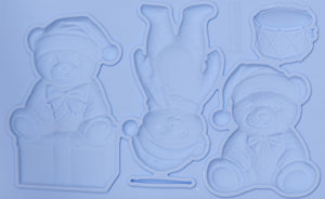 LaBlanche Silicone Mould Teddy Bears