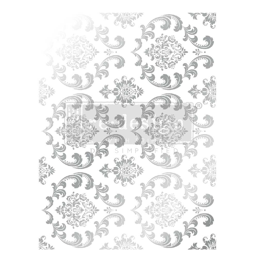 Decor Foil Transfers® Kacha – Silver House of Damask