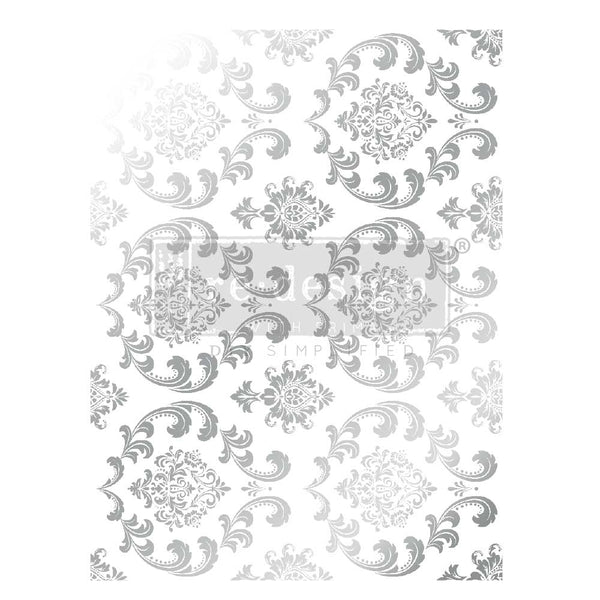 Decor Foil Transfers® Kacha – Silver House of Damask