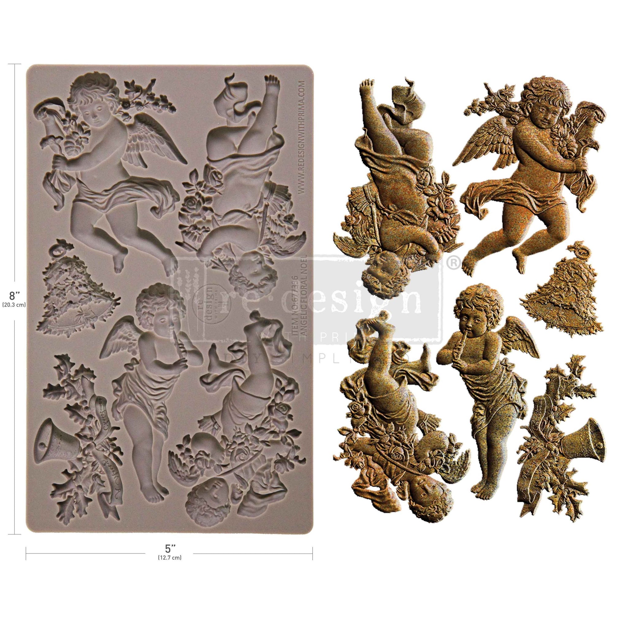 Decor Moulds – Angelic Floral Noel
