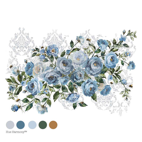 Decor Transfers – Azure Blossom