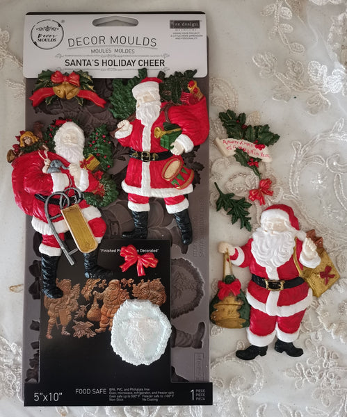 Decor Moulds – Santa’s Holiday Cheer