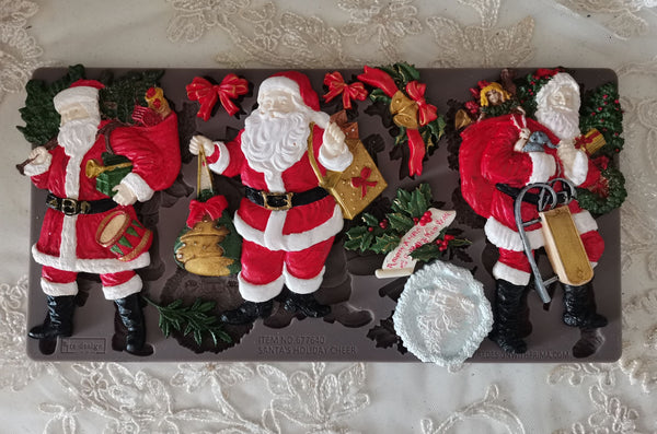 Decor Moulds – Santa’s Holiday Cheer