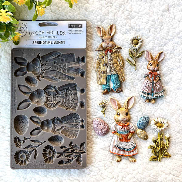 Decor Moulds – Springtime Bunny