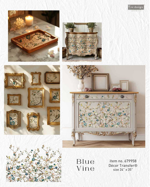 Decor Transfers® – Blue Vine