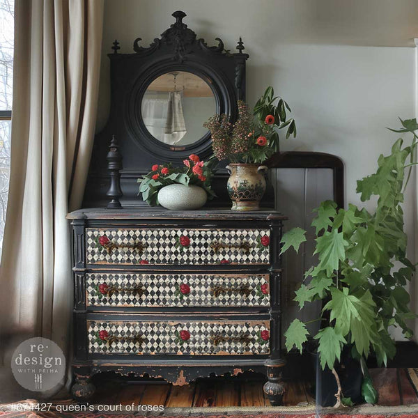 Decoupage Decor Tissue Paper – Queen’s Court of Roses
