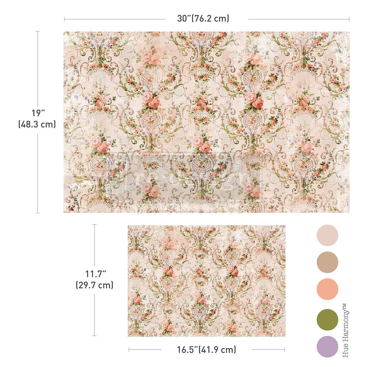 Double Delight Decoupage Fiber Paper Set – Blushing Bloom