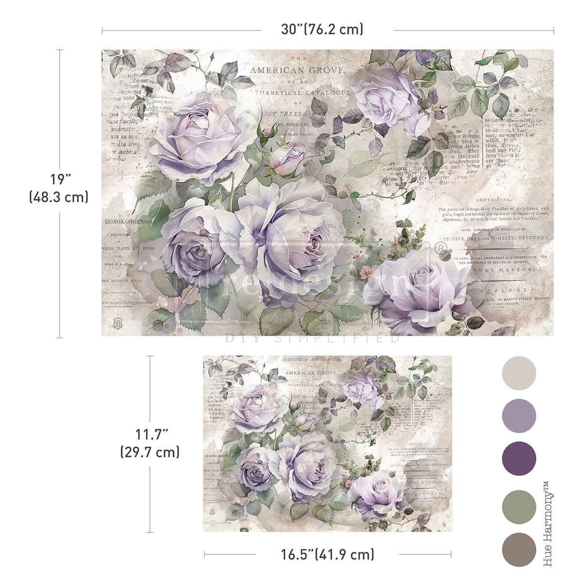 Double Delight Decoupage Fiber Paper Set – Soft Veil
