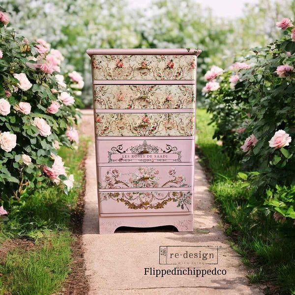 Double Delight Decoupage Fiber Paper Set – Blushing Bloom
