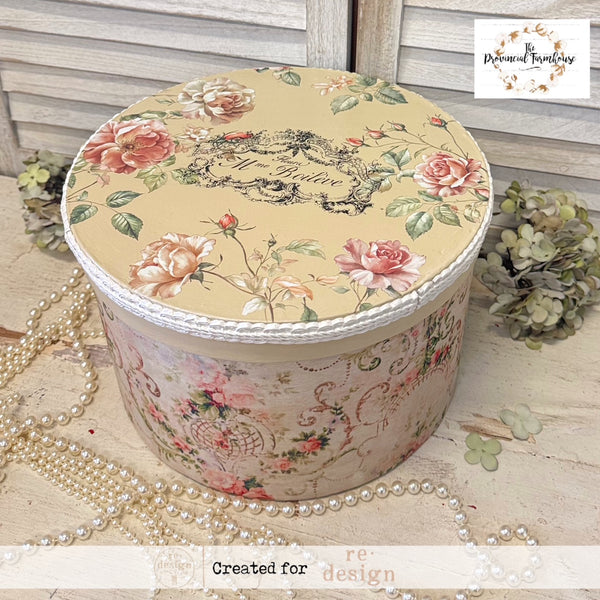 Double Delight Decoupage Fiber Paper Set – Blushing Bloom