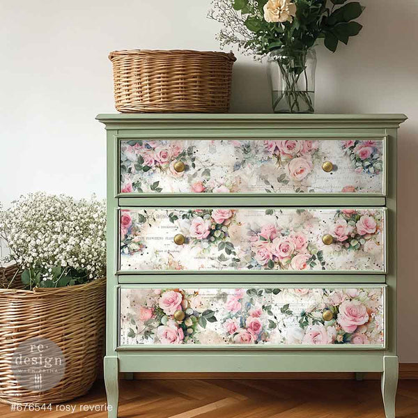 Double Delight Decoupage Fiber Paper Set – Rosy Reverie