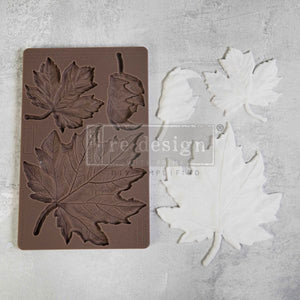 REDESIGN WITH PRIMA DECOR MOULDS – FALLING LEAVES FANTASY – 1 PC, 5″X8″X8MM