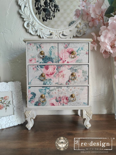 Double Delight Decoupage Fiber Paper Set – Pink Blossom Bliss