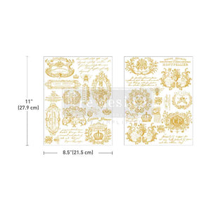 H2O Transfers Gold – Gilded Memories