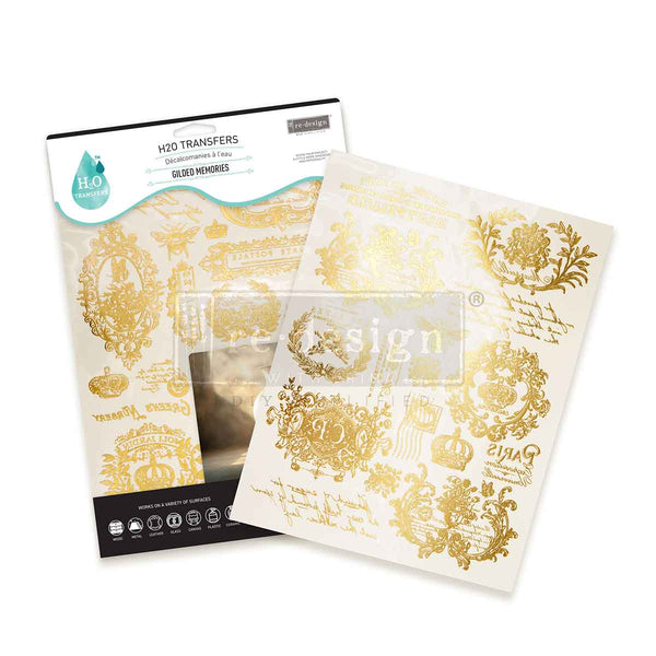 H2O Transfers Gold – Gilded Memories