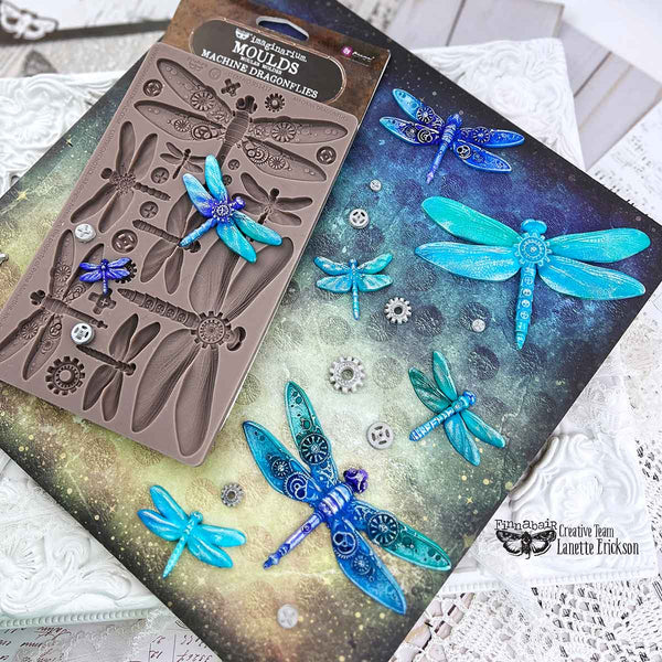 Finnabair Decor Moulds – Machine Dragonflies