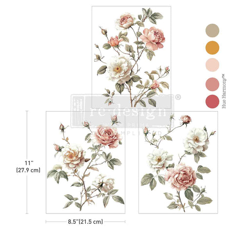 Middy Transfers – Creamy Blush Blooms