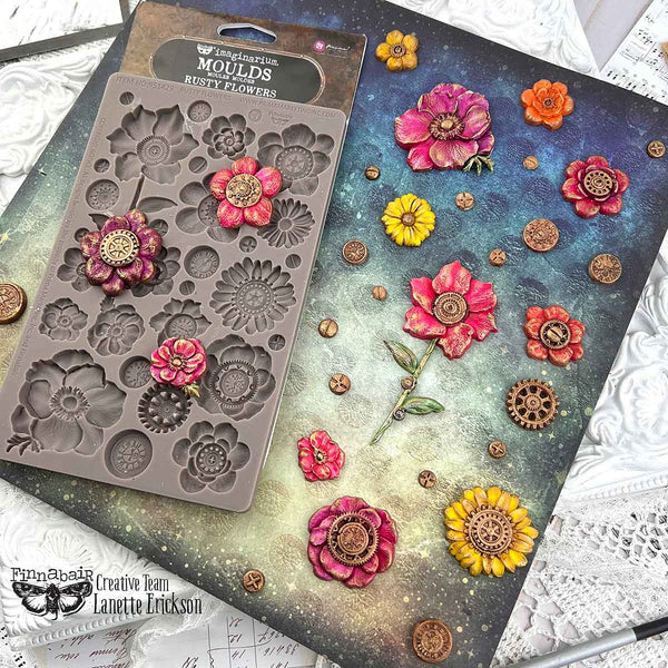 Finnabair Decor Moulds – Rusty Flowers