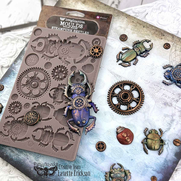 Finnabair Decor Moulds – Steampunk Beetles
