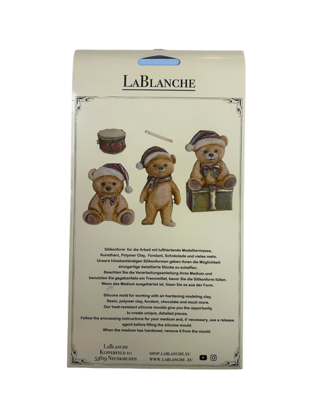 LaBlanche Silicone Mould Teddy Bears