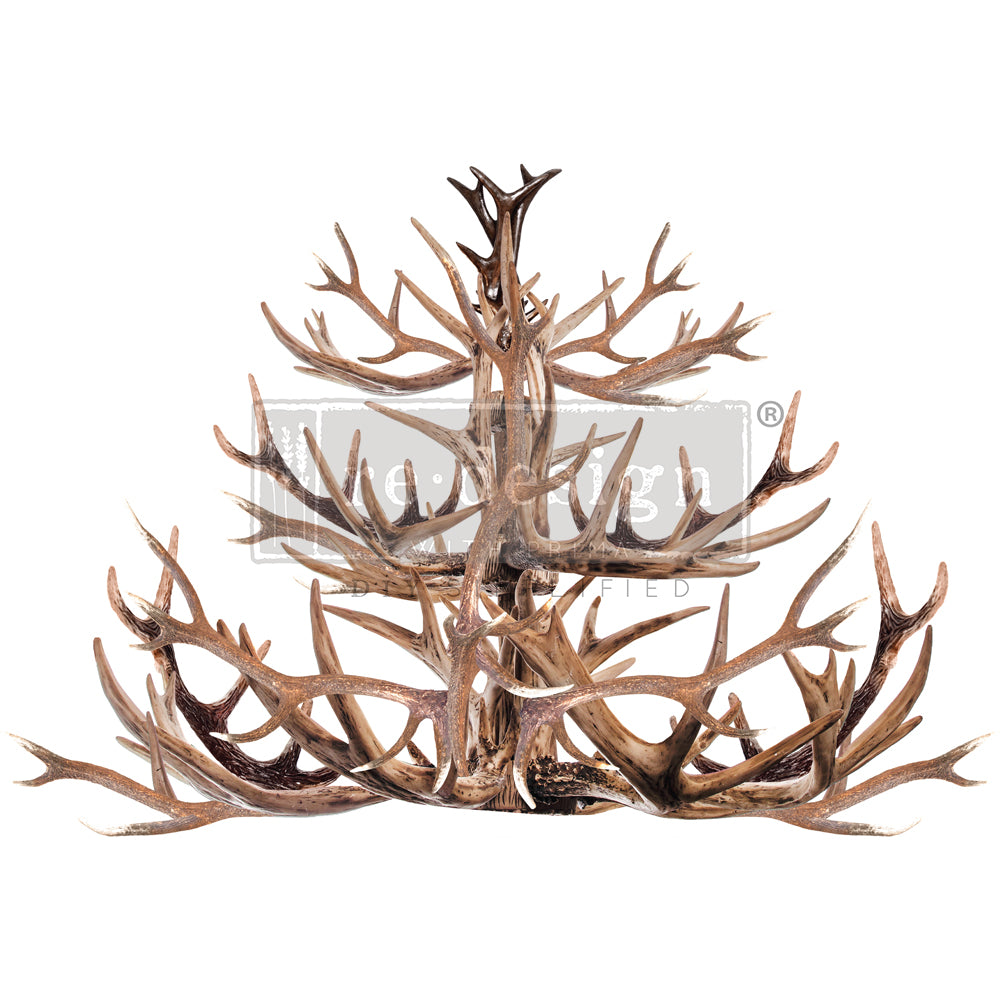 DECOR TRANSFERS® – ANTLER CHANDELIER