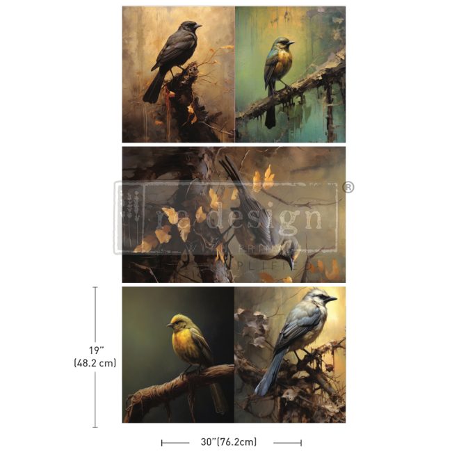 DECOUPAGE DECOR TISSUE PAPER PACK – AVIAN DREAMSCAPE