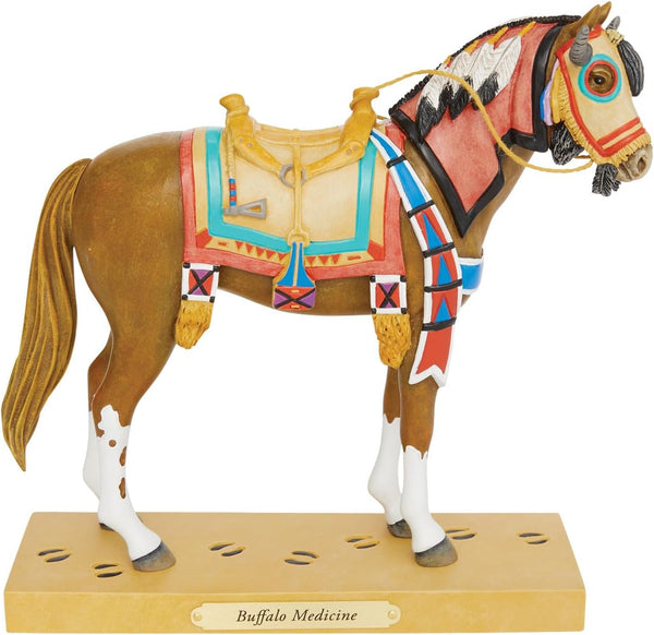 The Trail of Painted Ponies Buffalo Medicine Figurine