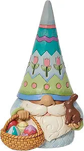 Easter Gnome with Basket of Eggs