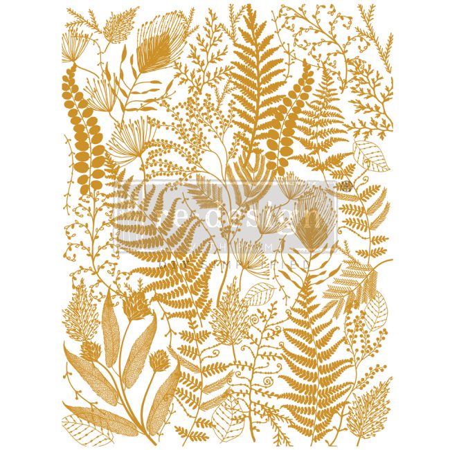 KACHA DECOR TRANSFERS® GOLD FOIL – FOLIAGE FINESS